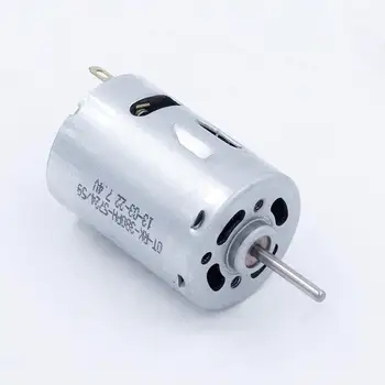 

DC 3.7-8V RK380PH Large Torque Micro Motor Strong Magnetic Carbon Brush High Speed Mini DIY Motor 28000rpm, Shaft Dia 2.3mm