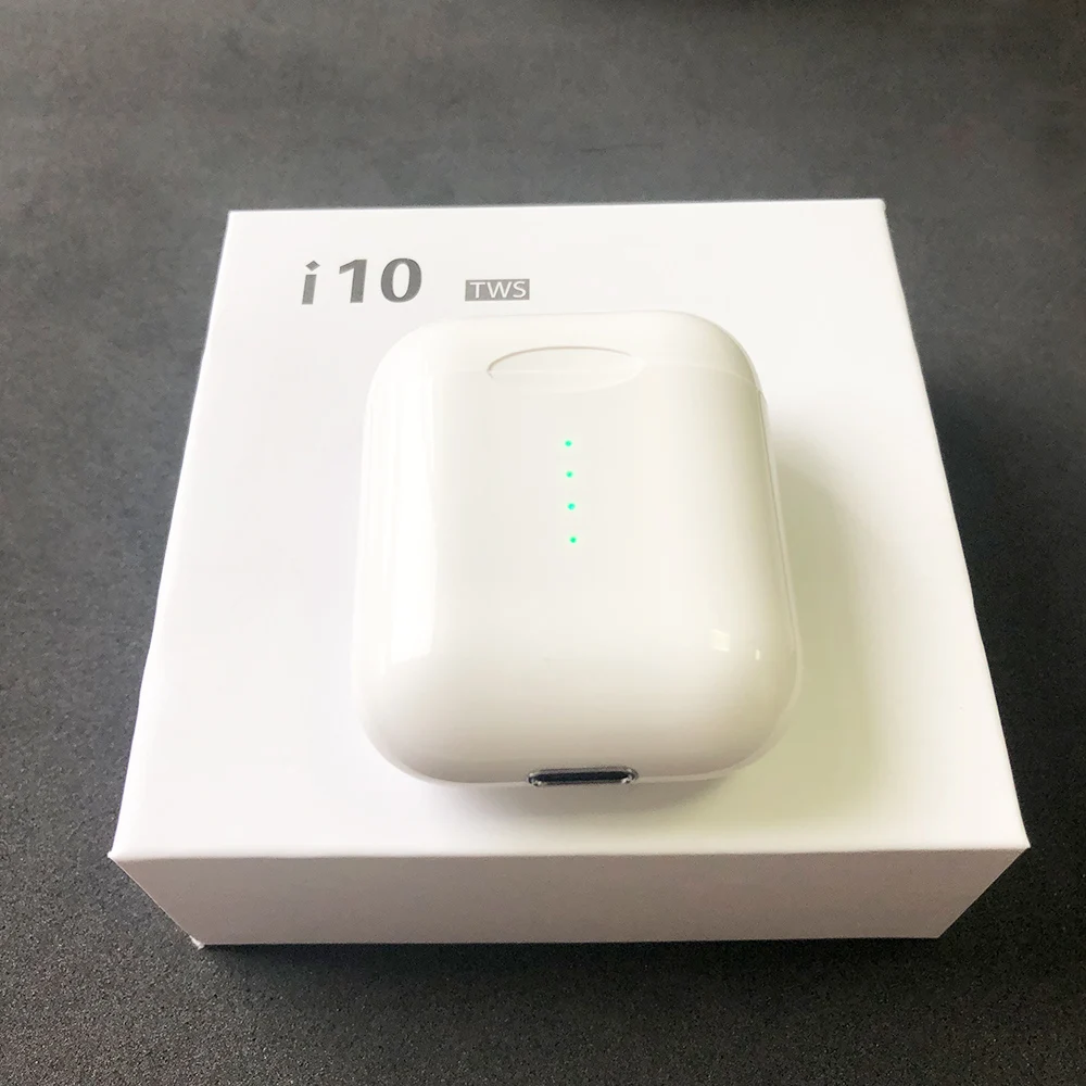 i10 TWS мини беспроводной Bluetooth Сенсорный наушник наушники с зарядной коробкой для Android ios Телефон PK i200 i60 i30 TWS