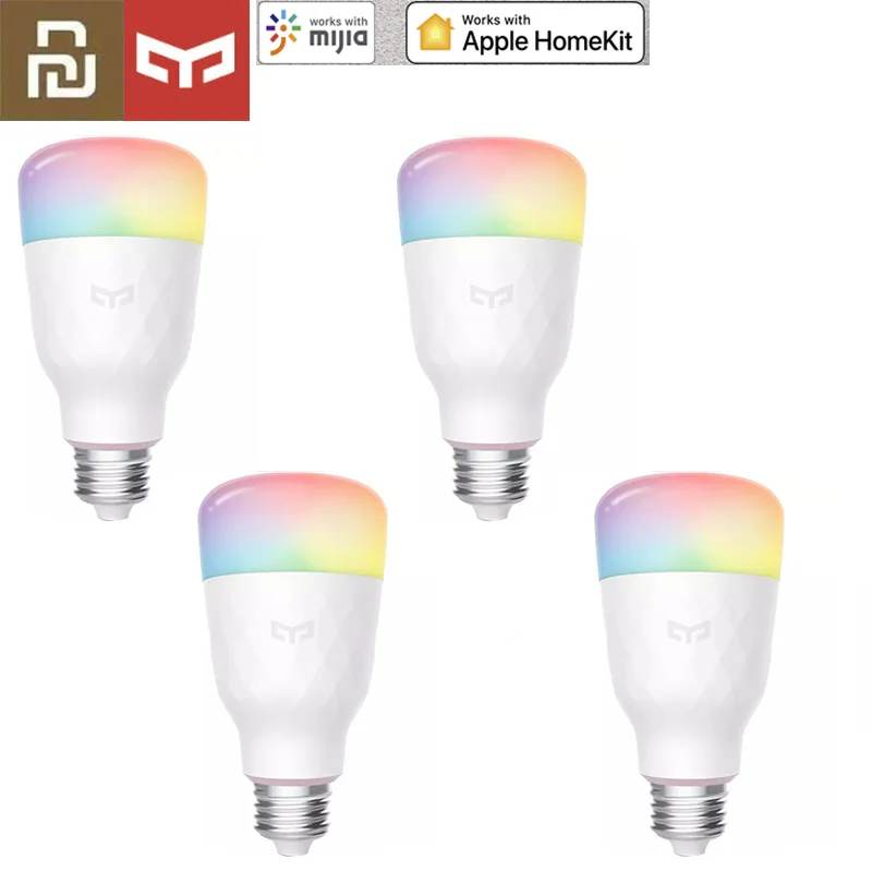 

Xiaomi MIJIA Yeelight smart color bulb suitable for APP WIFI remote control colorful LED bulbs 1S smart light night light sensor