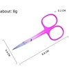 1pc Stainless Steel Scissors Makeup Tools Eyebrow Nose Hair Scissors Cutter Manicure Facial Trimming Tweezers Nail Beauty Tool 4