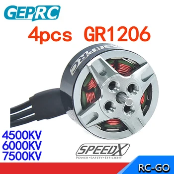 

4Pcs GEPRC GR1206 Brushless Motor 4500KV 6000KV 7500KV 2-4S Mini Motors for FPV Multicopter Quadcopter RC Racing drone Accs
