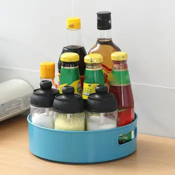 

Lazy Susan Multi Function 360 Degree Rotating Storage Box With Anti-slip Bottom Spice Bottle Storage For Kitchen