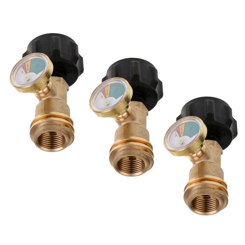 3Propane Tank Gauge Leak Detector For QCC1/Type1 Cylinder Gas Pressure Meter