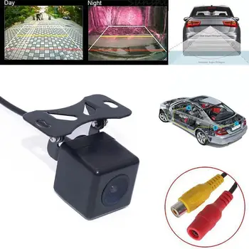 

New Universal HD Night Vision Backup Parking Camera Car Rear View Camera 170 Wide Angle Waterproof Rearview Cameras For Reverse
