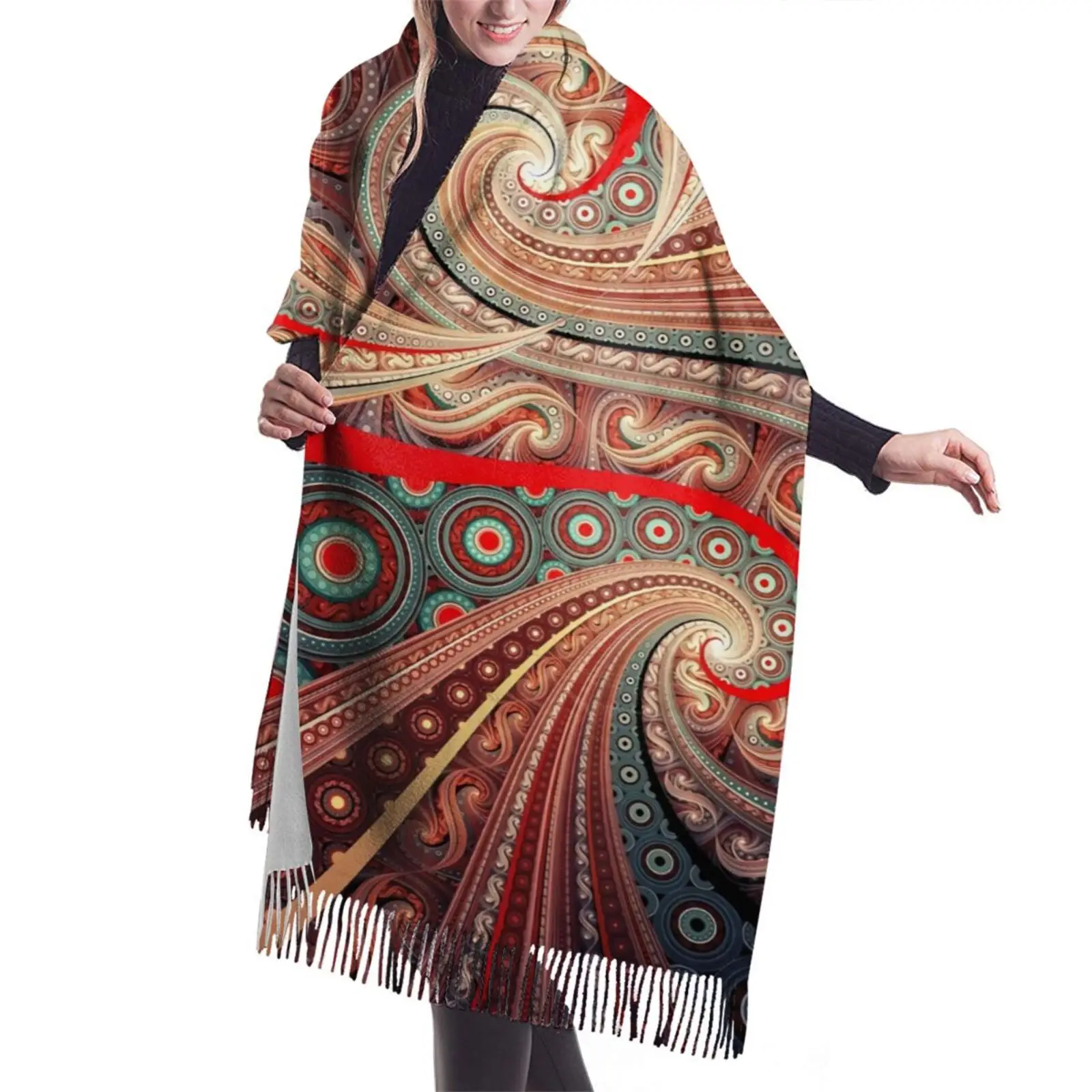 2021 New Gift Customized DIY Design Brand Women Scarf Bandana Design Fashion Print Spring Winter Warm Scarves Shawls No Minimum