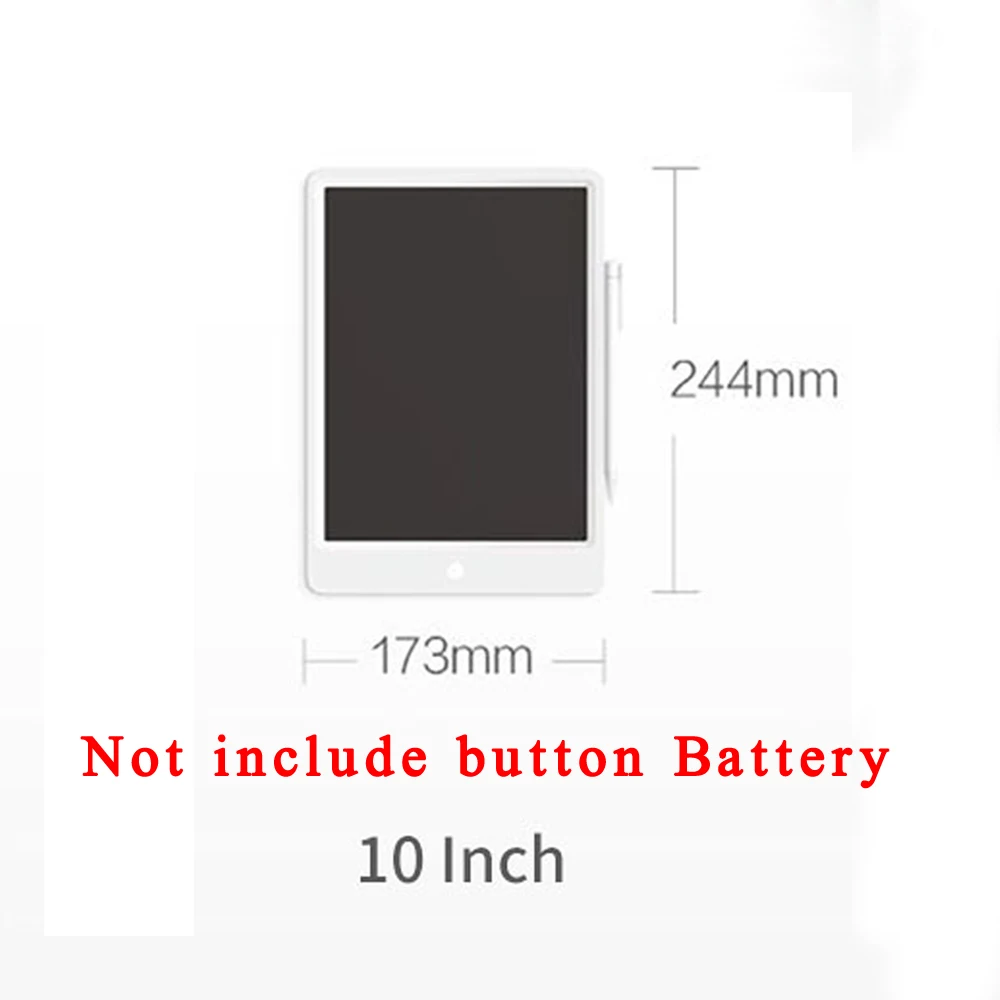Xiaomi Mijia ЖК-планшет с ручкой цифровой чертеж электронный блокнот для рукописного ввода сообщение графическая плата - Цвет: 10 inch