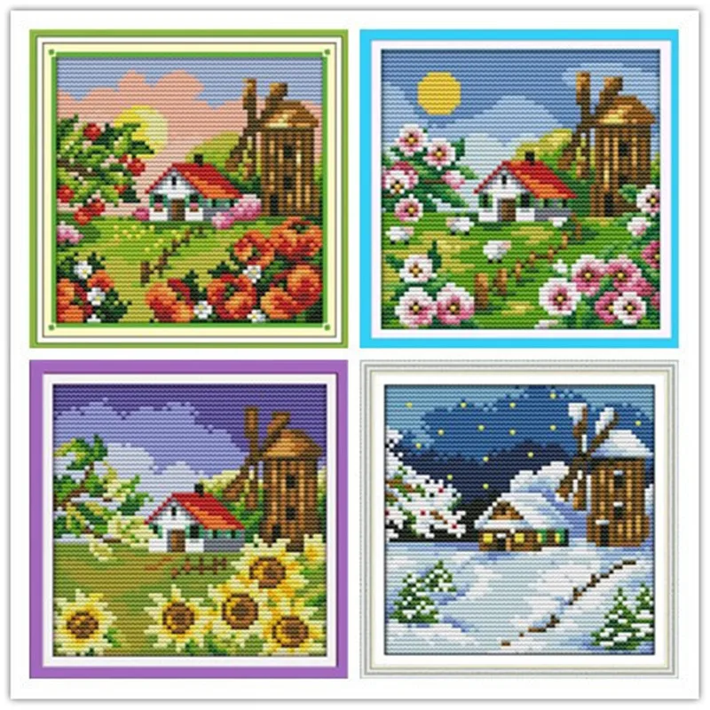 Набор для вышивки сделай сам крестиком 11CT Южная Корея|counted cross stitch kits|cross kitscounted |