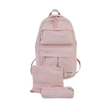 

Schoolbag Girl Korean High School and College Student Backpack Japanese Simple Large Capacity Vintage Girl Backpack