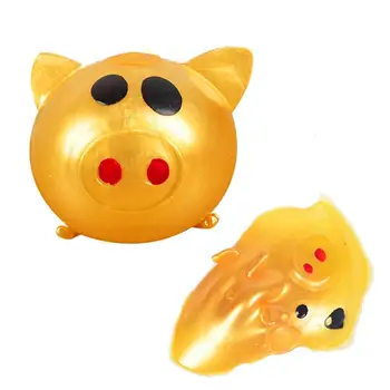 

4/8Pcs Cute Pig Shaped Anti Stress Reliever Squeezes Ball Funny Play Kids Children Adult Toy Squeeze Pinch Toys Gifts