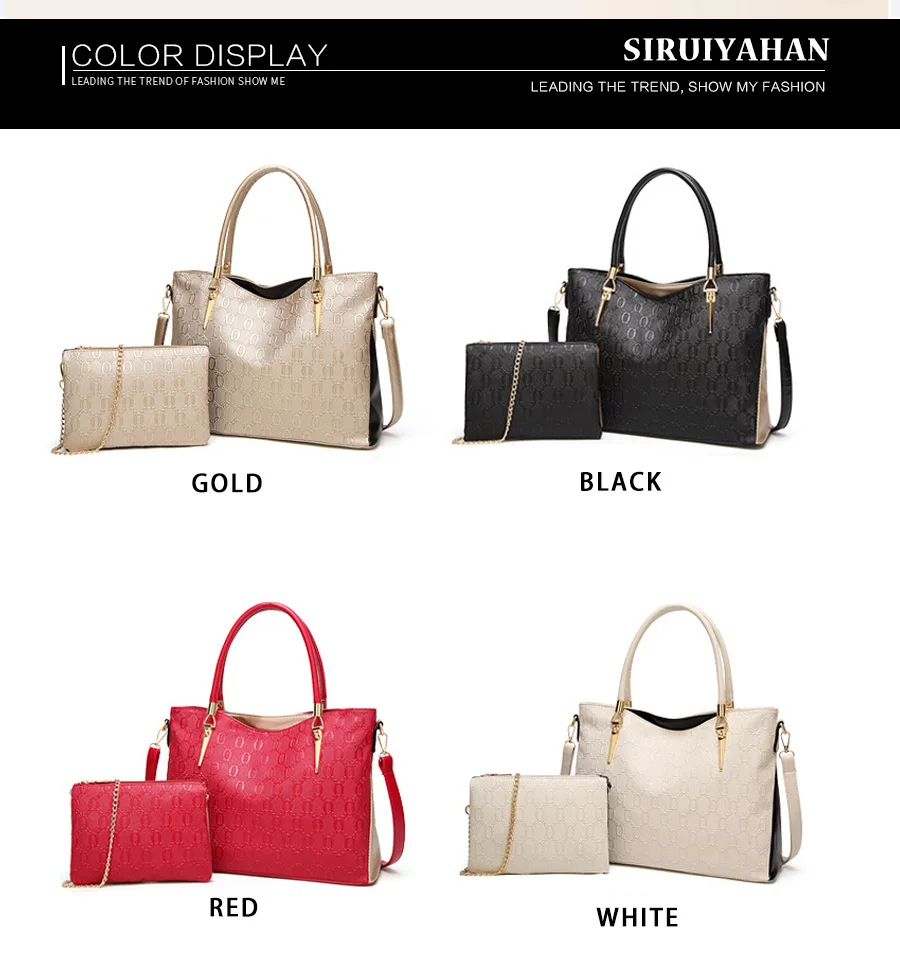 Сумки для женщин Роскошные сумки женские сумки дизайнерские брендовые известные 2 шт набор сумка на плечо женские кожаные женские сумки Bolsos