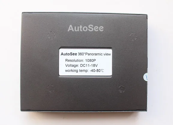 AutoSee Автомобильная 360 градусов камера BSM слепое пятно мониторинга 4 пути DVR видео