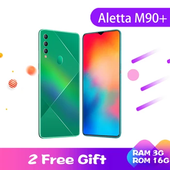 

ALETTA M90+ 6.7 inch 3+16GB Face ID/Touch ID Android 10.0 Mobile Phones 2MP Front+5MP Rear 4800mAh Hexa Core Smart Phone