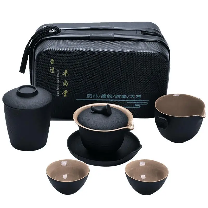 Керамический чайный сервиз 1 чайник 2 чайника мешок красивый Gaiwan китайский