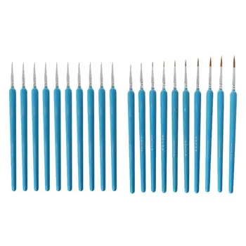 

10Pcs/set Wolf Hair Hook Line Pen Fine Painting Brush Pen Set Artist Watercolor Acrylic Paint Brush Art Drawing Supplies