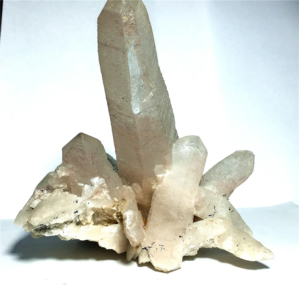 Натуральный образец кристалла кварца украшение дома камень и кристалл
