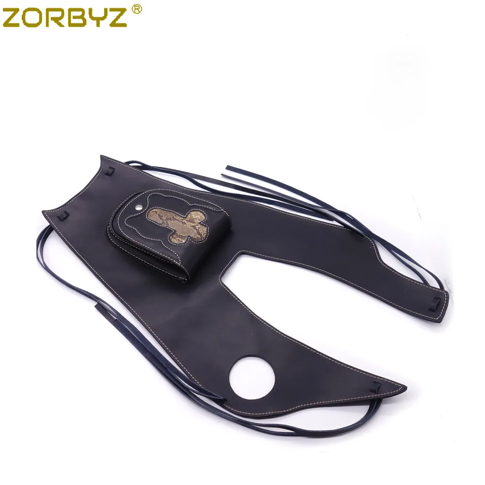 ZORBYZ Мотоцикл искусственная кожа правая крышка бака панель крышка сумка для Yamaha XVS650 1999-2007