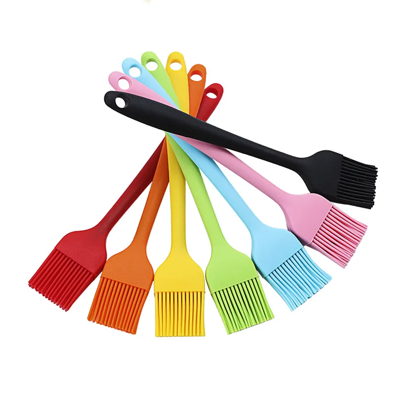 1Pc Silicone Form Baking Pastry Brush DIY Cake Bread Barbecue Oil Soft Painting Spatula Kitchen Cooking Tools for Steak