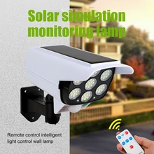 

LED Solar Light Motion Sensor Security Dummy Camera Wireless Outdoor Spotlight Waterproof 77 LED Lamp 3 Mode For Home Garden