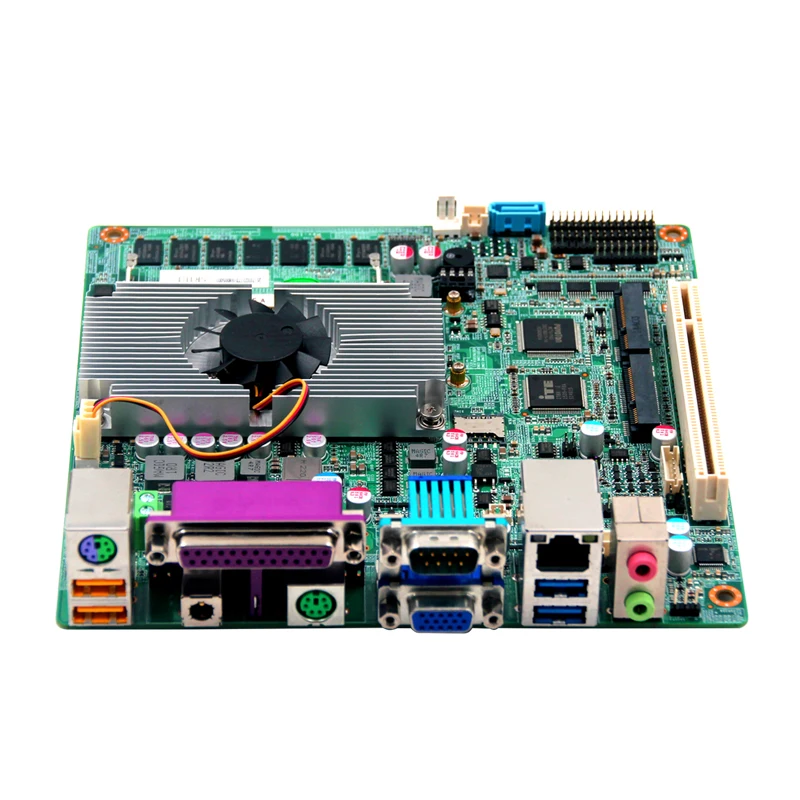 Celeron J1800 cpu Материнские платы Mini ITX бортовой 128GB EMMC 8* USB 2,0 LVDC 4GB 6* COM Промышленная материнская плата
