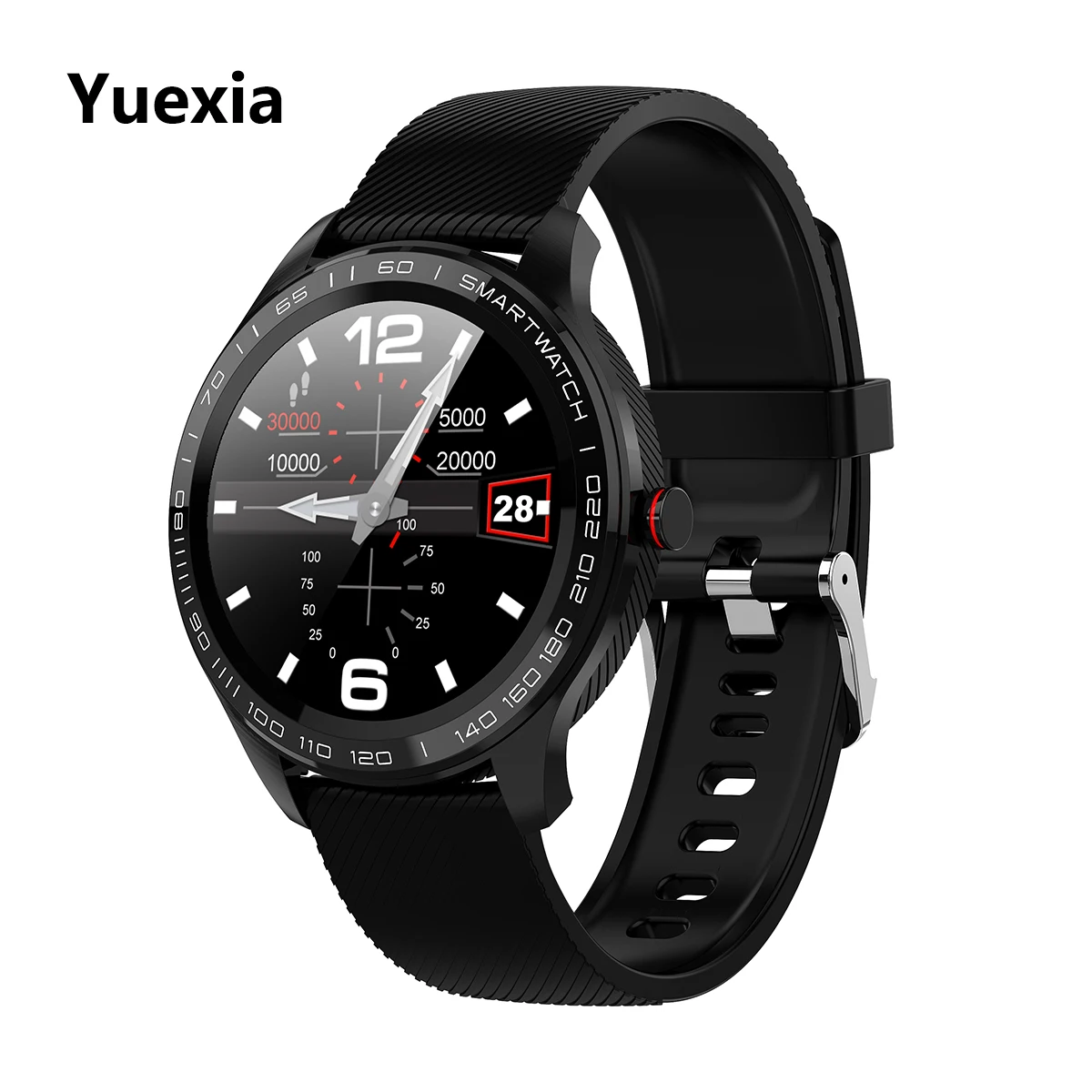 Yuexia L9 Full Touch мужские умные часы ЭКГ+ PPG сердечный ритм кровяное давление кислородный монитор спортивные фитнес умные часы PK L5 L7 L8