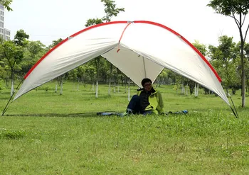 

Awning Tent Oversized Canopy Triangle Canopy Sunshade Beach Camping Tundra
