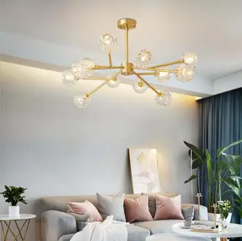 

Modern crystal ball ceiling Lighting LED Light For Living Room Dining Room Bedroom Indoor Light Fixtures Ceiling lamp