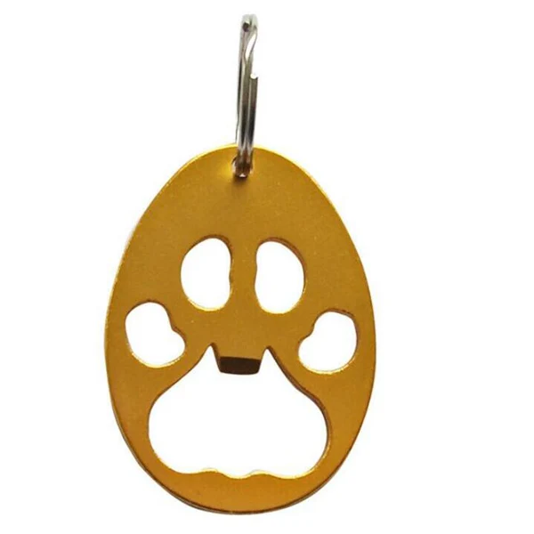 Kreatív Party Kellékek Mancs Nyomtatott Sörüveg Nyitó Olcsó Ömlesztett Alumínium Ötvözet Palack Nyitó Kulcstartó - Image 6