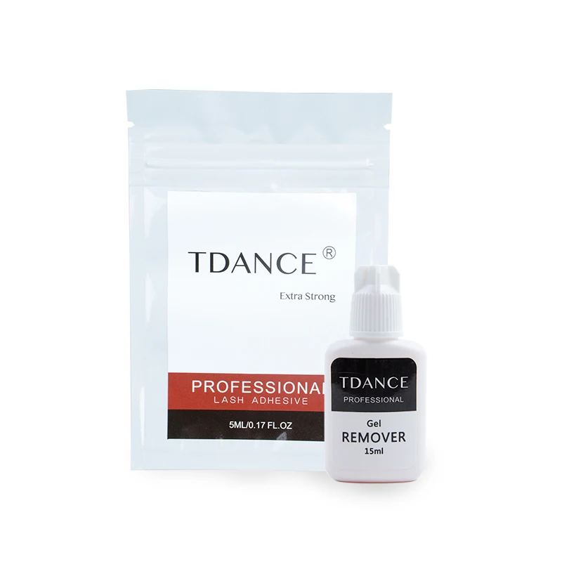 Tdance ресницы для наращивания Профессиональный удалитель клея гель для удаления естественных не раздражающих 15 мл