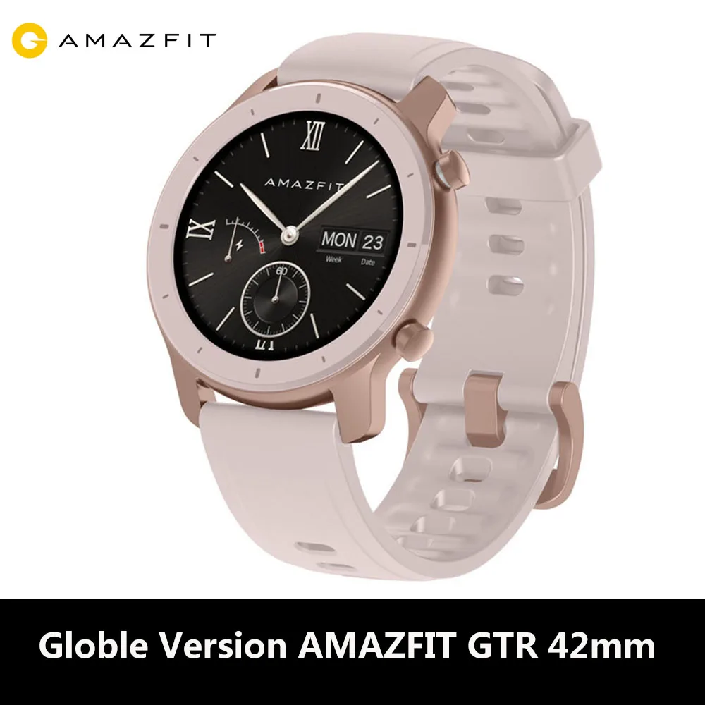 

Global Version Huami Amazfit GTR 42mm Smart Watch Waterproof Smartwatch 24 Days 42mm GPS&GLONASS Heart rate For Android IOS