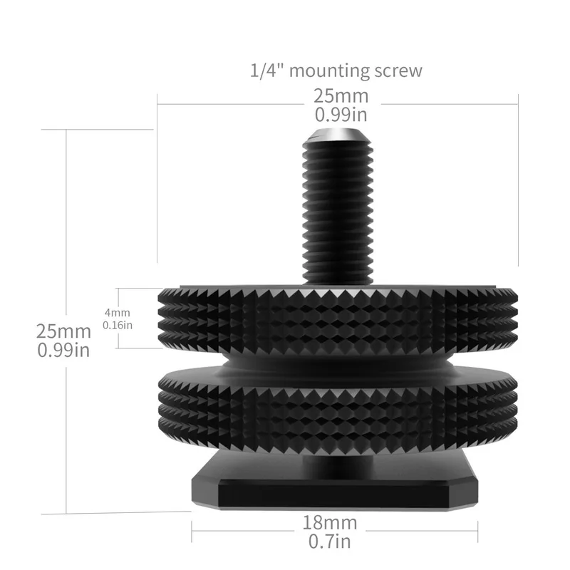 1/" штатив винт для вспышки Горячий башмак адаптер для DSLR SLR на горячий башмак студия аксессуар винт