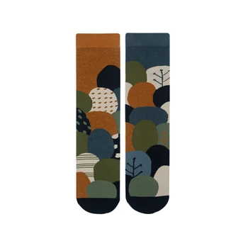 

Men Women Anti Slip Cotton Blend Casual Elastic Autumn Winter Breathable Mid Calf Socks Soft Warm Comfortable Sweat Absorption