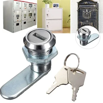 

Door Mailbox Drawer Cupboard Locker Cam Lock For Security Door Cabinet Cylinder With 2 Keys Home Safety Tools