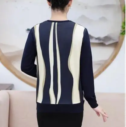 Осень feminino blusa трико для женщин трикотажный комплект из двух предметов Свитера Женские Длинные рукава Кардиган, большие размеры Топы S268