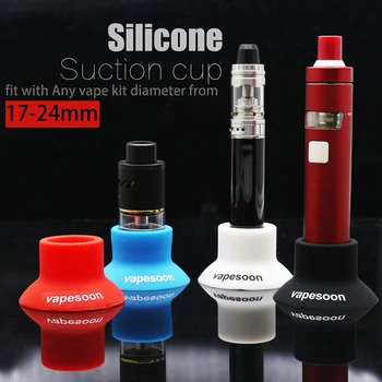 

100pcs Electronic Cigarette Vape Kit Stand Holder Ego Aio Atomizer Battery Suction Cup Silicone Stand