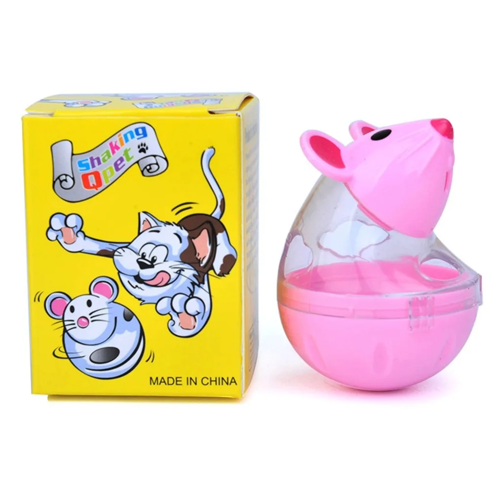 Новая игрушка-Кормушка для домашних животных, кошек, забавная игрушка-Кормушка, мышь, протекающие пищевые шарики, развивающие игрушки для домашних животных, устройство утечки для домашних животных, Интерактивная игрушка для забавных кошек