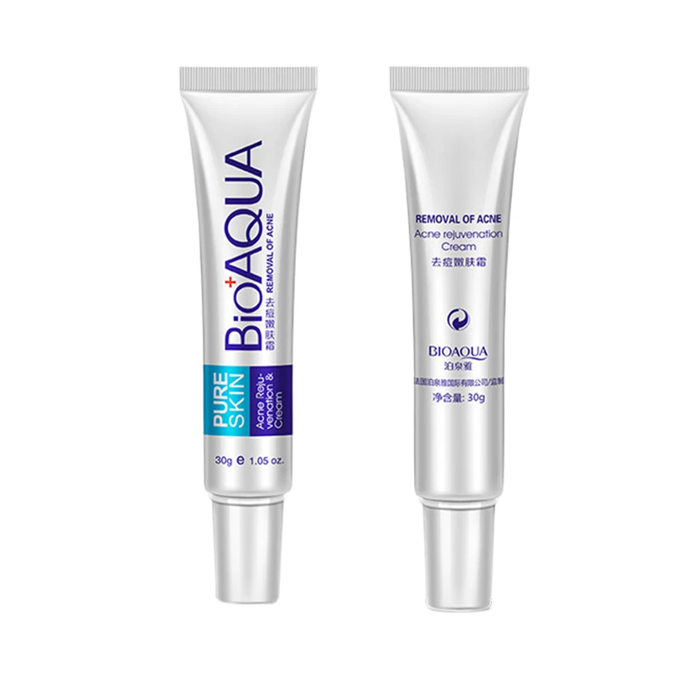 Bioaqua 30 г розовые угри пигментные пятна удаление веснушек ночной крем отбеливание кожи гель Антибактериальный уменьшить пигментацию