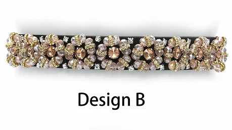 Design B- 4PCS 4 вида конструкций Стразы ручной работы, пояс-кушак, пояс с кристаллами, пояс для свадебного платья, пояс для невесты, свадебный пояс, пояс для невесты 4 шт./лот - Цвет: Design B- 4PCS