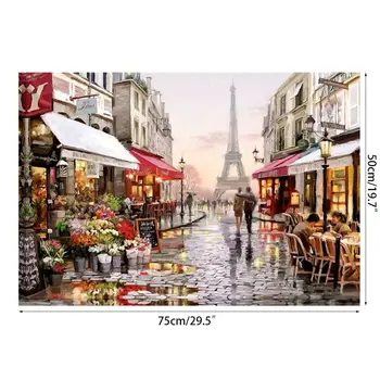 

Flower Street 1000Pcs Jigsaw Paper Puzzles Educational Toys for adults Children P31B
