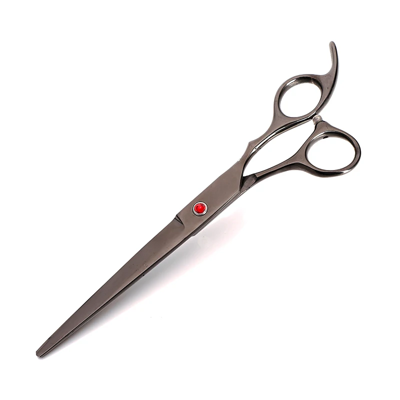 straight shear 7," профессиональные ножницы для собак и питомцев, ножницы для кошек, прямые ножницы для стрижки собак, изогнутые ножницы для правой и левой руки - Цвет: straight shear