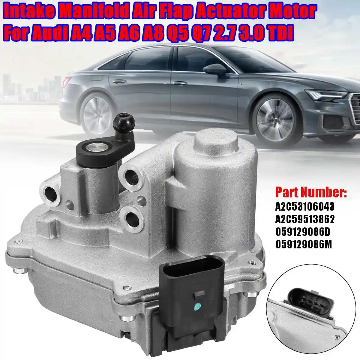 For Audi A4 A6 A8 Q7 Tdi Quattro 0311 Intake Manifold Air Flap