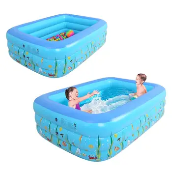 

Three-ring Baby Inflatable Printing Swimming Pool PVC Playing Bathing Pool For Family Children Outdoor Toys Supplies