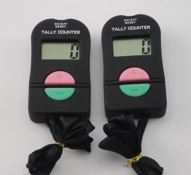 Ручной электронный цифровой счетчик Tally Clicker безопасности Спорт Тренажерный зал Школа Высокое качество Черный цвет SN2974