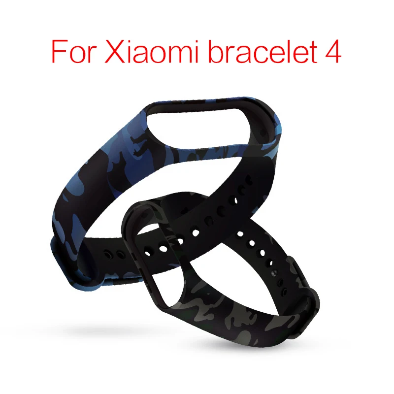 Классный Камуфляжный ремешок для mi Band 4 сменный смарт часов Xiaomi умный