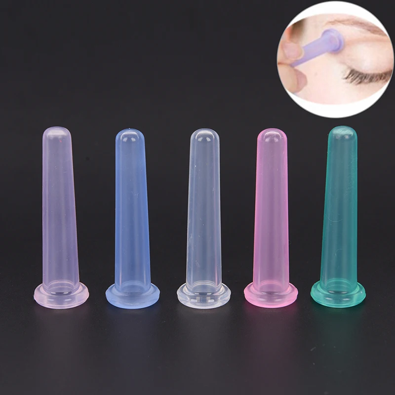 1Pc New Face Eye Silicone Cupping Massage Cups Facial Anti Age Cups Health Care Massage Tools