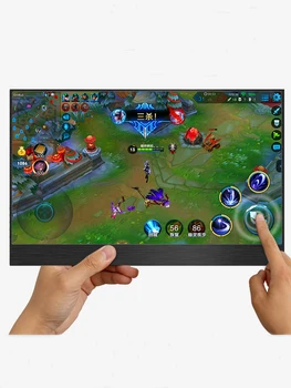 

1080P Touch 15.6 portable monitor With Type-C ,HDR ultra slim display for Mac/PC/smart phone/PS4