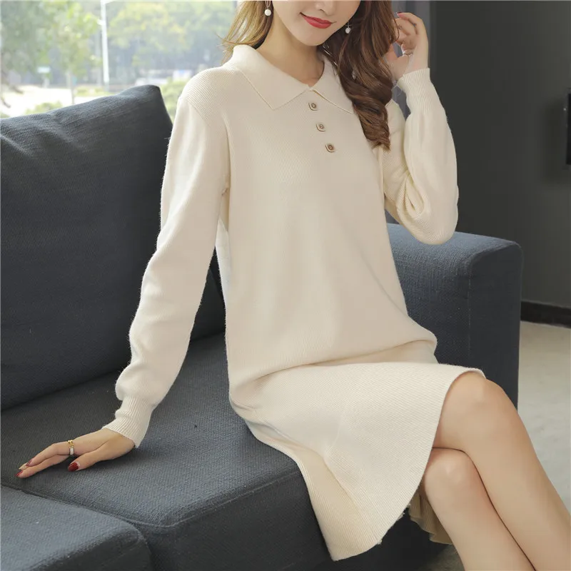 Sweater Women Blusas De Inverno Feminina 9332 Real Shot New Knitting Square Collar Dress Women 80- 2f, 9 Rows, 4 Shelves