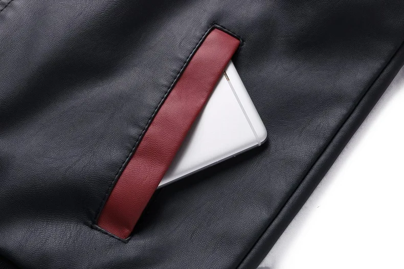 AliExpress, весна и осень, воротник-стойка, плюс бархат, соединение, стирка, искусственная кожа, пальто, большой размер, локомотив, кожаная куртка, Мужская