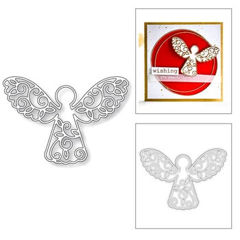 

2020 New Angel Wing Puppet and Wind Chimes Embossing Metal Cutting Dies For Cut Making Greeting Card Paper Scrapbooking No Stamp