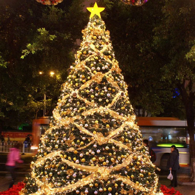 6 м большой кадр Рождественская елка посылка отель, магазин на открытом воздухе украшения сцены рождественской елки Поддержка настройки под индивидуальные нужды