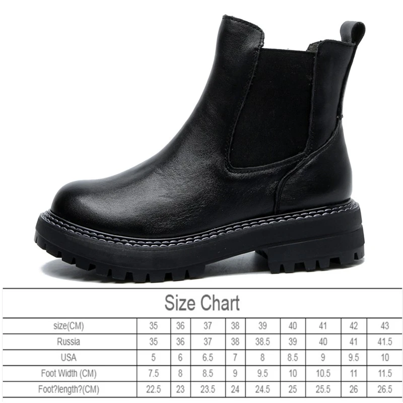 AIYUQI Chelsea Boots Ladies 2020 Spring New Genuine Leather British Style Retro Female Martin Boots Thick Heel